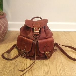 Small Leather Backpack